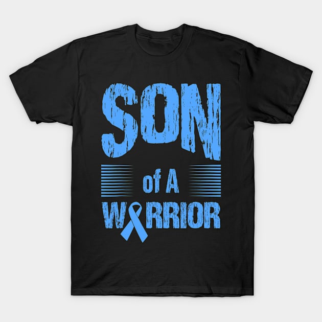 Son Of A Warrior Prostate Cancer Awareness T-Shirt by kennethhibson